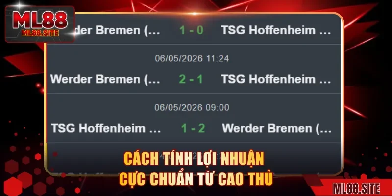 Cách tính lợi nhuận cực chuẩn từ cao thủ