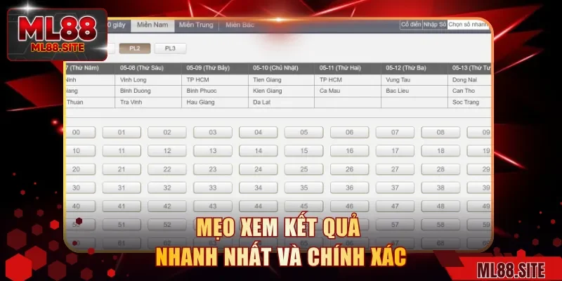 Mẹo xem kết quả nhanh nhất và chính xác